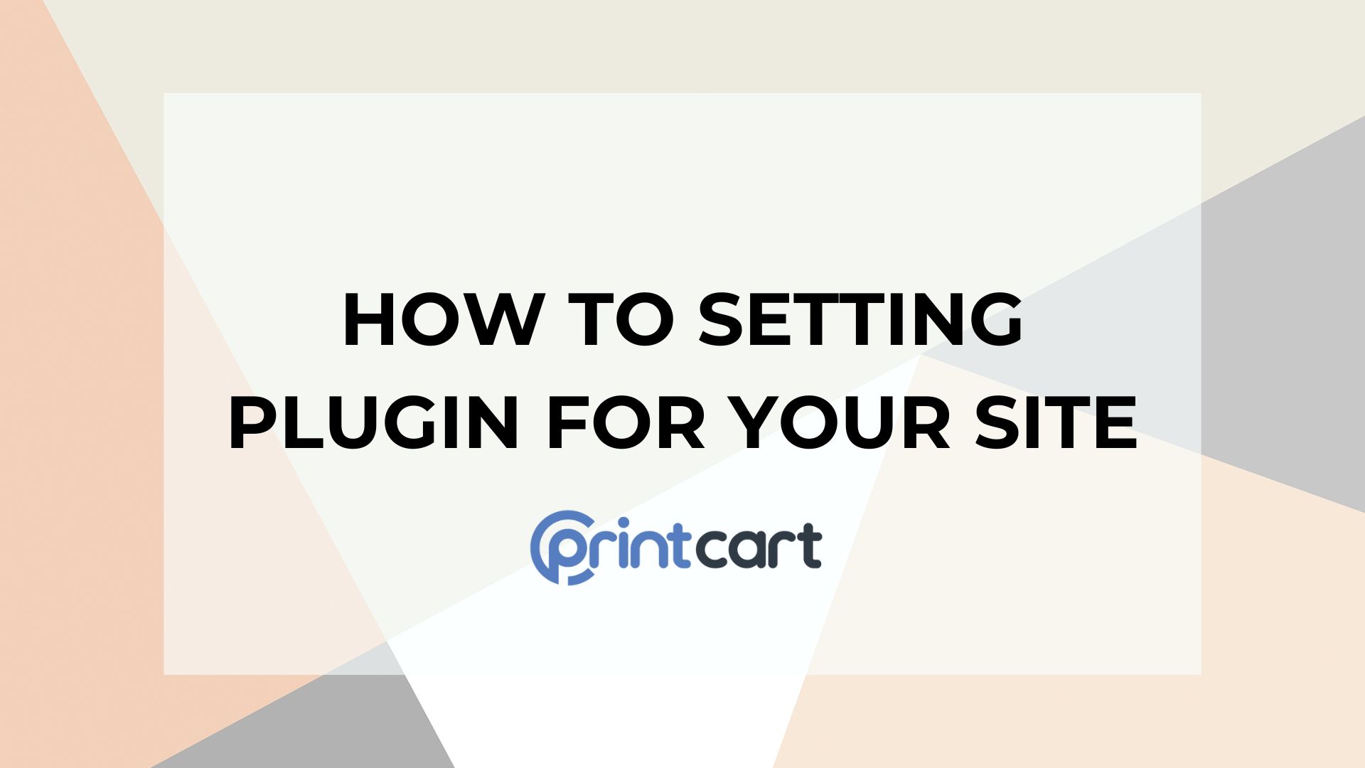 How to setting plugin for your site?